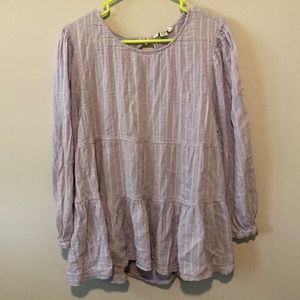 American eagle open back blouse